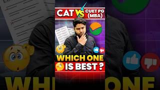 What Is The Differences between CAT & CUET PG MBA#shorts