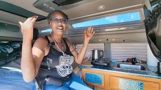 From Homeless to Happy $300 a Month Frugal Van Life Turning a High Top Van into a Cozy Home