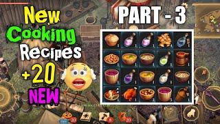 Cooking all Recipes Grim Soul  Cook  New Cooking 20 Recipes Grim Soul Survival 