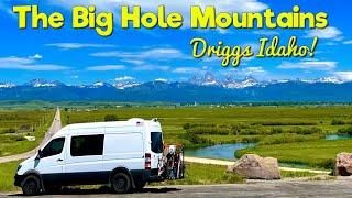 Driggs Idaho and the Big Hole Mountains