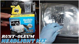 How To Restore Headlight Like New  Rust-Oleum Wipe New Restore Kit