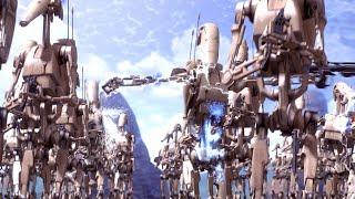 Battle of Naboo - Gungans vs Droids 4K HDR - Star Wars The Phantom Menace