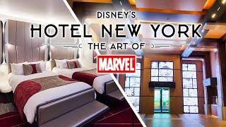 4K PREVIEW - Disneys HOTEL NEW YORK the Art of MARVEL Before Opening - Disneyland Paris