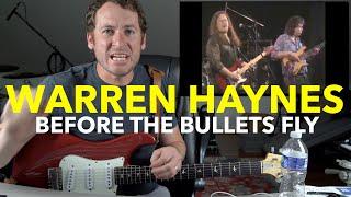 Guitar Teacher REACTS Warren Haynes “Before The Bullets Fly” LIVE 4K