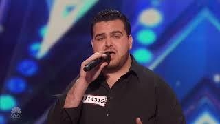 Sal Valentinetti Heidi Klum’s GOLDEN BUZZER Americas Got Talent 2016 Auditions