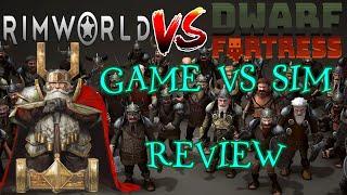 My 1st Impression of Dwarf Fortress Rimworld VS DF and the Main Differences NEW Player REVIEW
