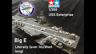 Building and Painting USS Enterprise CV-65 1350 from Tamiya