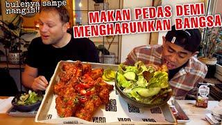 LOMBA MAKAN AYAM TERPEDAS DI EROPA LAWAN BULE