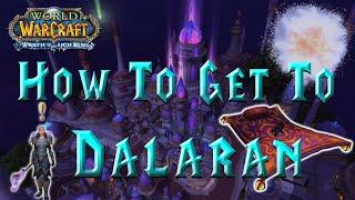 How to get to Dalaran in Wotlk - did you know a quest will teleport you?