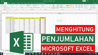 Cara Menghitung Penjumlahan di Excel  Menggunakan Fungsi SUM  Belajar Excel