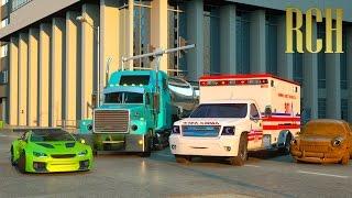 Florence the Ambulance and Ross the Race Car - Real City Heroes RCH  Videos for Children