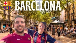 Barcelona Spain Travel Vlog  Exploring the Best of Barcelona + FC Barcelona vs Tottenham Football