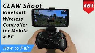 Claw Shoot Bluetooth Wireless Game Controller - How to Pair with Android Smartphone