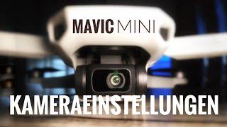 Kameraeinstellungen Dji Mavic Mini 1 Dji Mini 2 und Mini 3 Pro