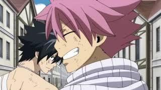 Natsu Disappears Lucy cries for him  Nalu moment English Dub