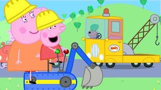 Peppa Pig en Español  Automóviles y Construcción  Pepa la cerdita