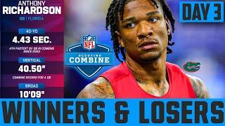 NFL Combine Winners & Losers NFL COMBINE DAY 3 WINNERS Anthony Richardson Combine