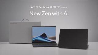 ASUS Zenbook 14 OLED UM3406 Unboxing Video  New Zen with AI