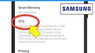 Samsung Mobile Me Otg On Kaise Kare  Samsung Me Otg Ka Option Kaise Laye