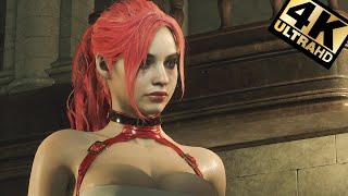 Resident Evil 2 Remake Claire Redfield in Sexy Latex Demon - Corset Only Addon - PC Mod 4K 60fps