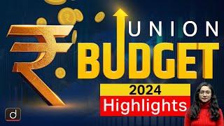 Union Budget 2024 Complete Analysis  Current Affairs  Drishti IAS English