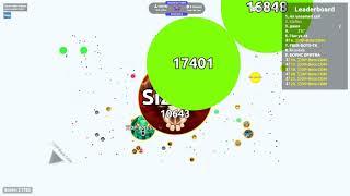 AGAR.IO 100 BOTS GAMEPLAY