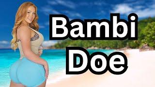 Bambi Doe Plus size model Body Positivity  Wiki & Facts
