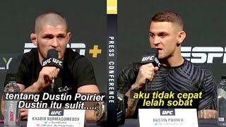 Ahead of UFC 242 here are Khabib Nurmagomedov and Dustin Poiriers comments