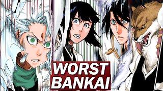 TOP 5 WORST BANKAI  WEAKEST BANKAI RANKED  BLEACH Discussion