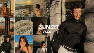 Sunset Filter  VSCO Tutorial