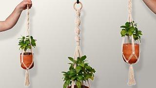 Macrame Plant Hanger For Beginners Easy DIY Tutorial