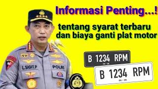 syarat terbaru dan biaya perpanjang stnk atau ganti plat