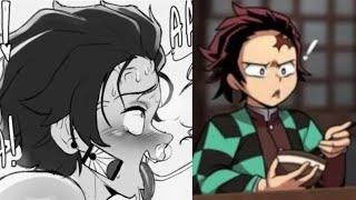 Tanjiro confesó su sincero amor  Comic dub  Anime Animation