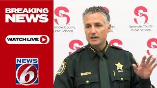 WATCH LIVE. Officials give update on homicide investigation after carjacking near Winter Springs