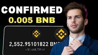 Claim free BNB coin to faucet pay account Earn money online