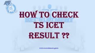 TS ICET 2017 Results Released  Simple Steps to check Telangana ICET Results 2017