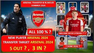 ARSENAL TRANSFER NEWS TODAY 23rd JUNE 2024  Latest Targets Signings & Rumours - Transfer News