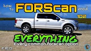 Forscan 102 everything you can mod on ford f150