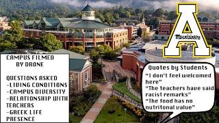APP STATE UNIVERSITY TOUR WHY THOSE CHOSE APP STATE RELATIONSHIP WITH TEACHERS CAMPUS DIVERSITY