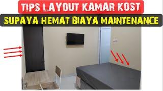 TIPS PENGATURAN LAYOUT KAMAR KOST