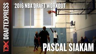 Pascal Siakam 2016 Pre-Draft Workout - DraftExpress Exclusive