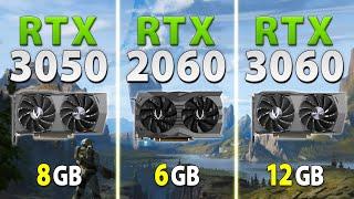 RTX 3050 vs RTX 2060 vs RTX 3060  Test in 9 Games