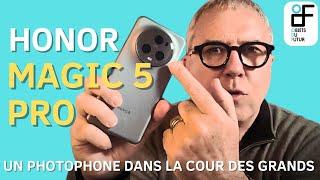 Le smartphone Honor magic 5 pro dans la cour des grands