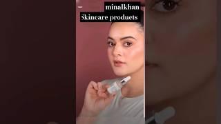 minalkhan New serum secret minalkhan skincare routine #aimankhan #youtubeshorts #minalkhan