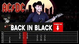 【ACDC】 Back In Black  cover by Masuka  LESSON  GUITAR TAB