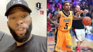 Day 26 Willie Taylor Wants All The Schmoke Wit Chris Brown On The Basketball Court 