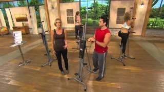 MaxiClimber Full Body Workout Calorie Burning Fitness Machine with Kerstin Lindquist