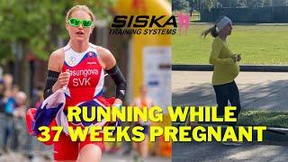 Running While Pregnant Former Pro Runner 37 Weeks Pregnant