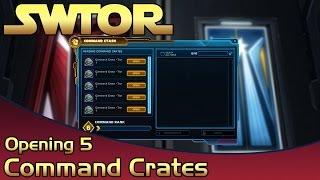 SWTOR - Opening 5 Command Crates