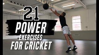 21 POWER Exercises For CRICKET